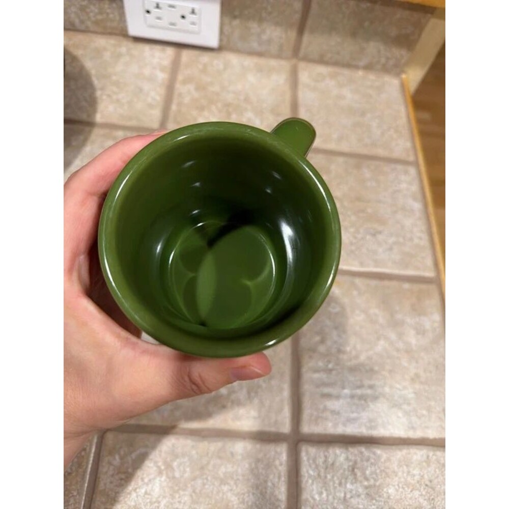 Life is good heavy green coffee mug Santa - Picture 4 of 5